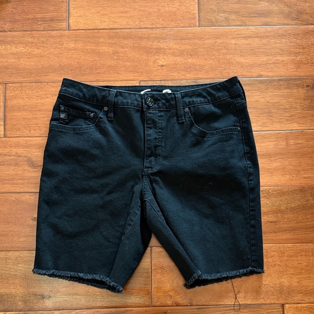 Seven7 Black Bermuda Denim Shorts Size 6